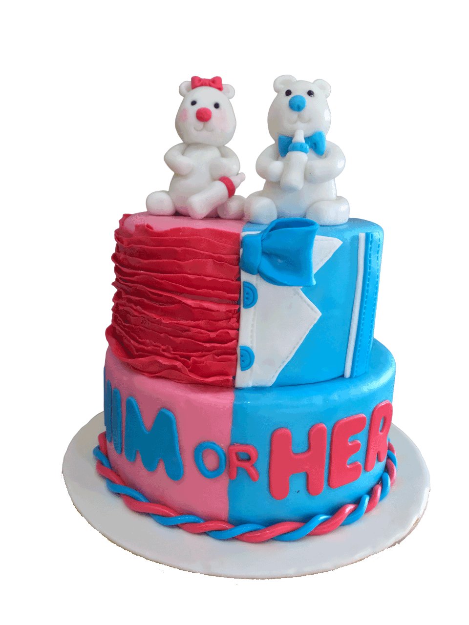 Gender reveal Cake